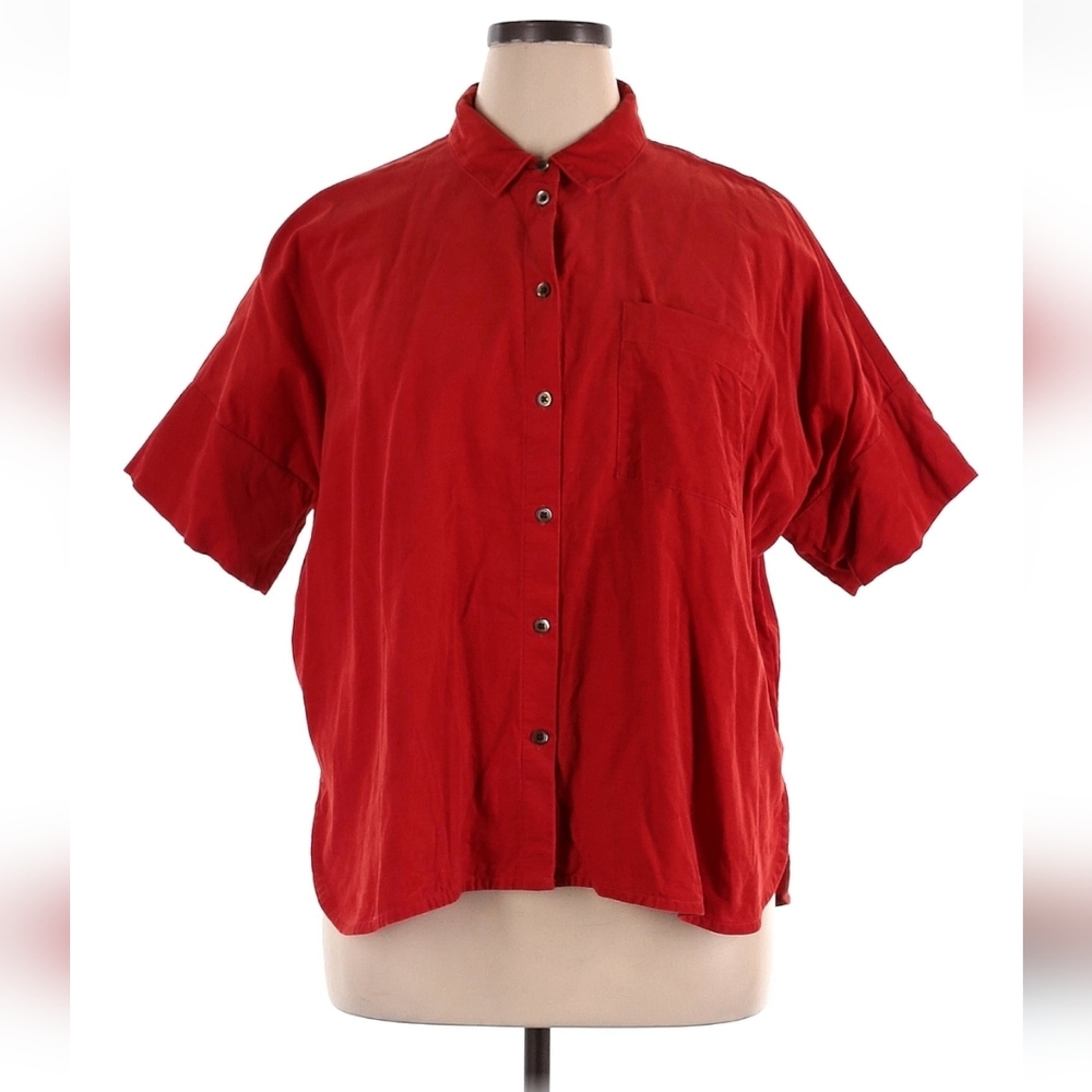 Madewell Short Sleeve Button Down Shirt